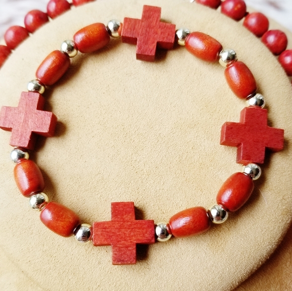 GSJ Spiny Oyster Heart & Bead Necklace EUC - Picture 11 of 14